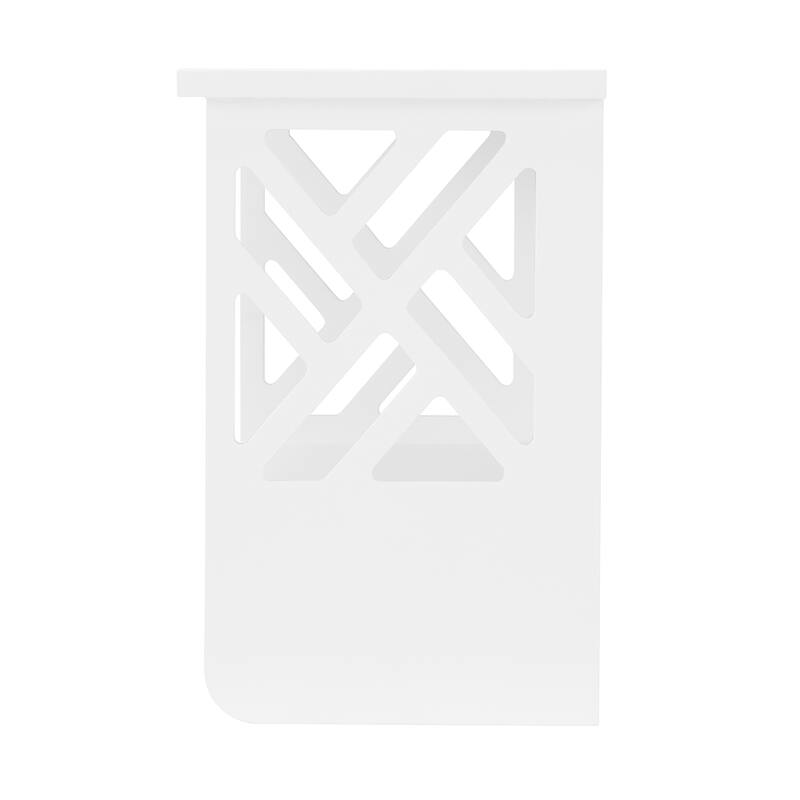 Porch & Den Altadena 25"W x 14"H Bath Shelf with Two Towel Rods Bed